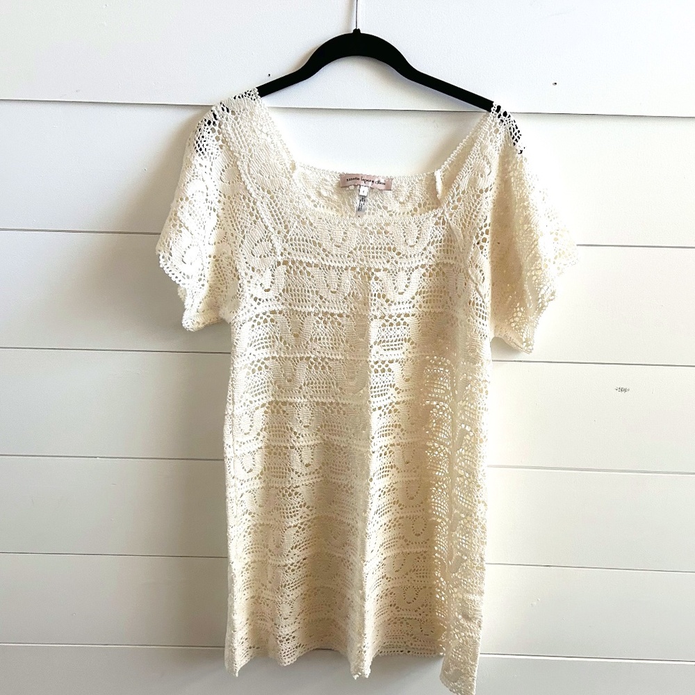 Nanette Lepore Crochet Cover up